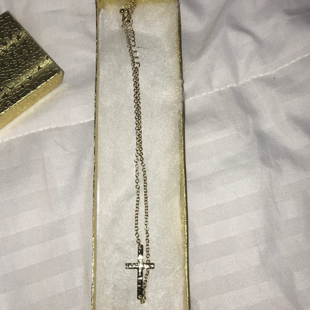 Cross Choker , gotta have Jesus with you ya feel